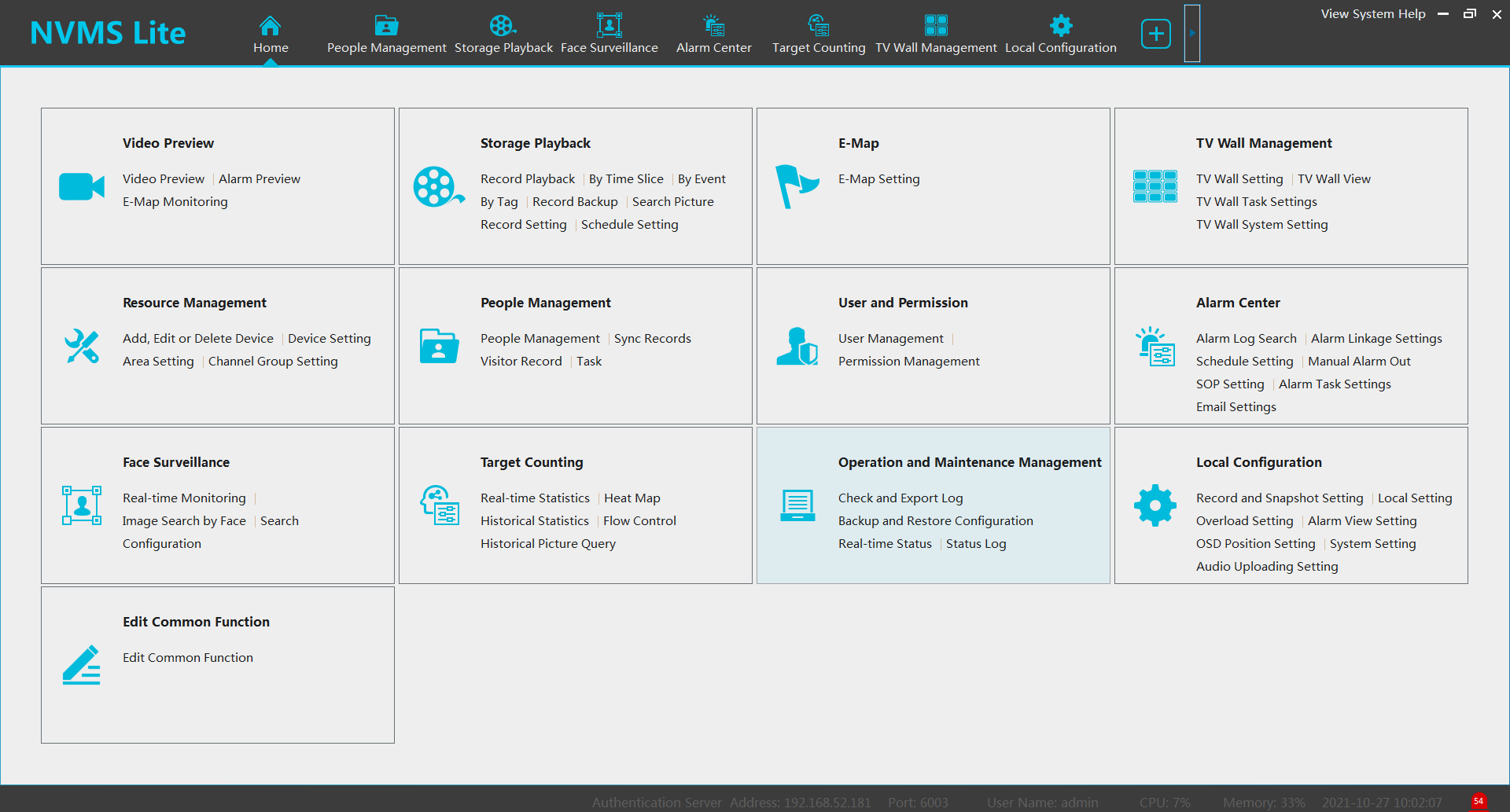 NVMS2.1.4Lite Software